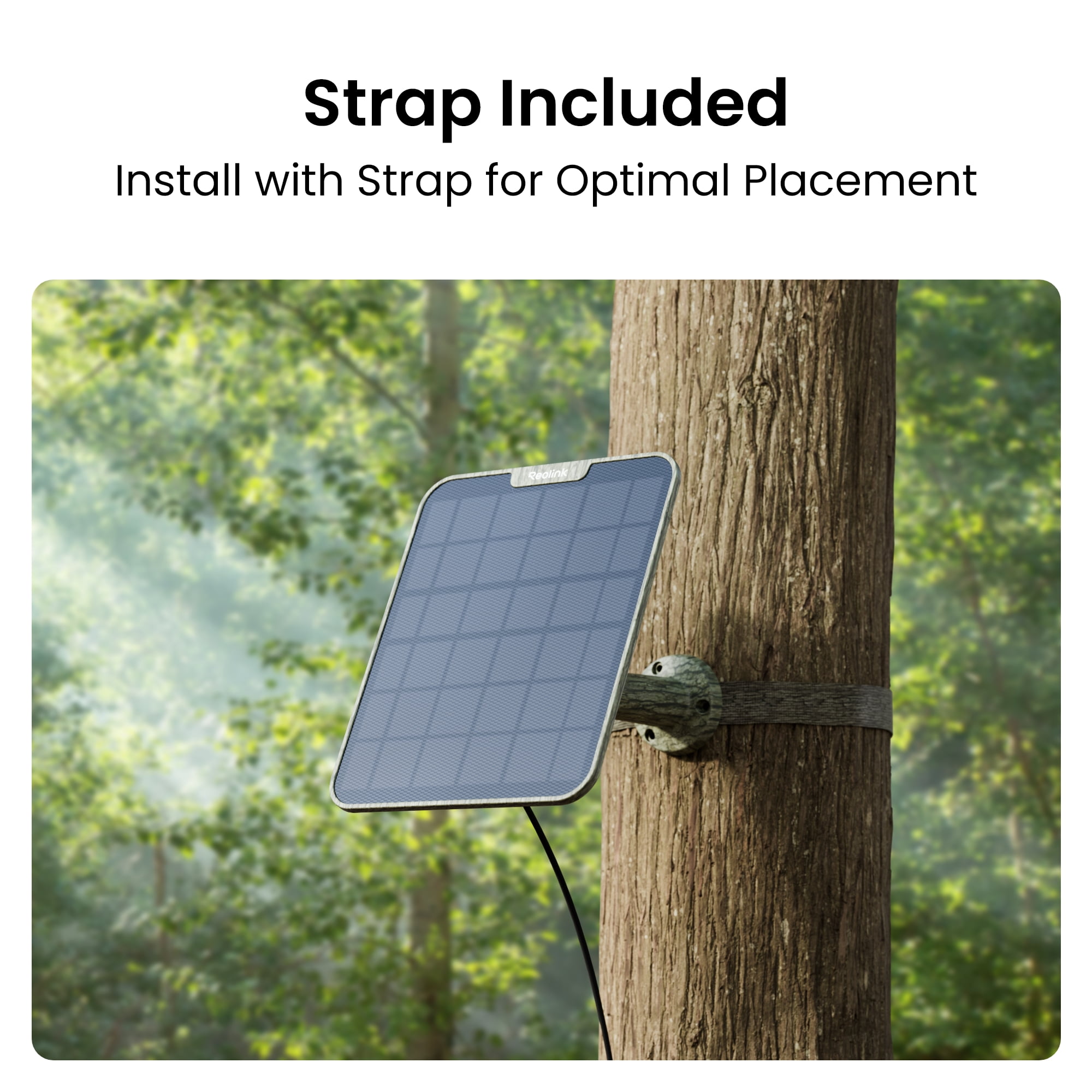 Reolink 6W Solar Panel Camouflage for Battery-Powered Camera,Dual-Lens Security Camera,Home Hub System