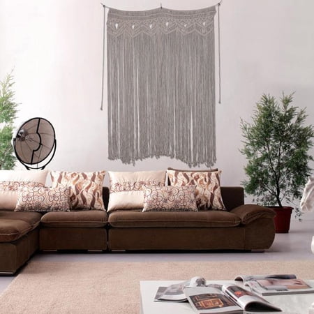 Ustyle Handmade Cotton Wall Hanging Curtains Macrame Tapestry Art Door Room Divide For Wedding Living Room Walmart Canada