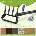 thumbnail image 6 of AEASKIEY 62'' Garden Hoe, Hula Hoe, Adjustable Heavy Duty Stirrup Hoe Garden Tools with Long Handle for Gardening Weeding, Loop Stirrup, 6 of 6