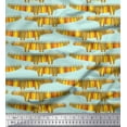 thumbnail image 1 of Soimoi Poly Georgette Fabric Crocodile Kids Printed Craft Fabric by The Yard 42 Inch Wide, 1 of 3