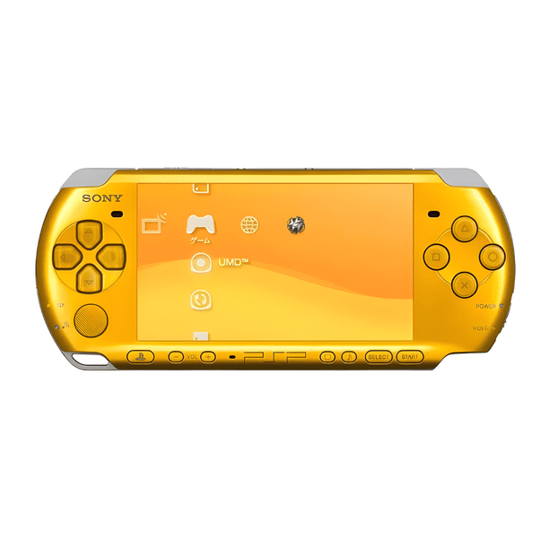 Sony - PSP 3000 Handheld Video Games Console - Yellow (Refurbished Sony - PSP 3000 Handheld Video Games Console - Yellow (Refurbished