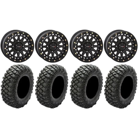 System 3 SB-6 15 Wheels Black (6+1) 28 Crawler XG Tires Polaris RZR XP 1000 / PRO XP / Ranger XP 900/1000 System 3 SB-6 15 Wheels Black (6+1) 28 Crawler XG Tires Polaris RZR XP 1000 / PRO XP / Ranger XP 900/1000