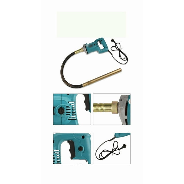 Hand Held Power Concrete Vibrators Cement Bubble Remover Without Rod ,Bearing Precise