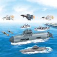thumbnail image 2 of Set de juguetes para portaaviones DeAO Military Submarine & Aviones, 2 of 6