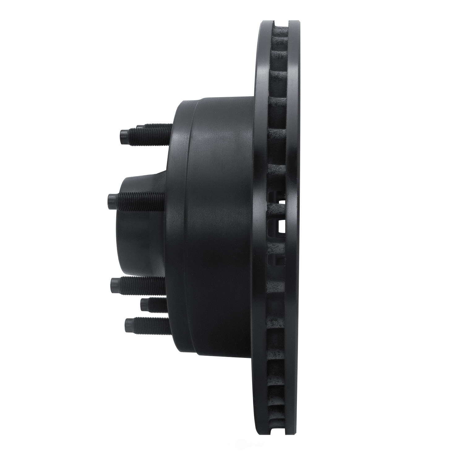 Dynamic Friction Company 633-54136L DFC Brake Rotor - Drilled And Slotted - Black