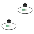 thumbnail image 4 of Destyer Basketball Ball Hand Holder Wall Mount Display Metal Storage Rack Black 18cm 2Set, 4 of 6