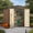 Brown, variant on Outdoor Storage Shed, Weatherproof Metal Garden Shed with Lockable Double Doors, Heavy-Duty Iron Tool Storage for Backyard, Patio & Lawn, Brown