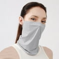 thumbnail image 4 of UTSJKR UPF 50+ Face Mask for Women & Men - Ice Silk Cooling Full Face Cover, Breathable Sun Protection Neck Gaiter Gray, 4 of 4
