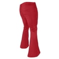thumbnail image 6 of Blekii Men's Bell Bottom Jeans, 70S Disco Style Flared Denim Pants, Retro Wide Leg Trousers for Vintage Fashion, Stretch Comfort Fit, Statement Bottoms for Parties, Concerts, Or, 6 of 8