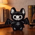 thumbnail image 2 of syligr 11Inch Halloween Bat Plush Toy, Soft Cute Stuffed Animal Doll for Home Shelf Sofa Decoration,Spooky Party Decor, Birthday Gift, 11Inch, 2 of 6