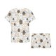 thumbnail image 3 of Mastines Tibetanos Diseño Estampado LKS302 Conjunto de Pijama Corto para Mujer, 3 of 4