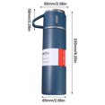 thumbnail image 6 of Thermal Bottle | Stainless Steel Insulated Water Bottle with 3 Lids | 500ml Leak-proof Insulated Bottle to Keep Hot Water and Hydrating During Sports, 6 of 9
