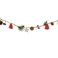 thumbnail image 5 of Northlight Pre-Lit Battery Operated Stars and Trees Christmas Garland - 6' - Warm White, 5 of 8
