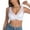 White, variant on Women's Front Closure Bras Racerback No Underwire Plus Size Full Coverage Lace Bra