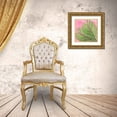 thumbnail image 3 of Jensen, Mia 26x26 Gold Ornate Wood Framed with Double Matting Museum Art Print Titled - Palm on Pink I, 3 of 4