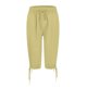 thumbnail image 5 of Pantalones casuales para mujer SCZ con cordón elástico Pierna Cinco pantalones amarillo 2xl, 5 of 7