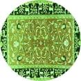 thumbnail image 1 of Ahgly Company Indoor Round Animal Green Traditional Area Rugs, 6' Round, 1 of 1