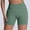 Army Green, variant on Women's High Waisted Workout Shorts Stretchy Athletic Yoga Biker Shorts