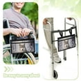 thumbnail image 3 of COEQINE Snow Wolf Wheelchair Armrest Side Hanging Storage Bag Wheelchair Side Bags for The Armrest Wheelchair Side Organizer Storage Bag Wheelchair Carrier Bag & Case for Seniors, 3 of 7