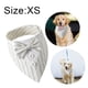 thumbnail image 2 of Bandana de boda para perro, collar para perro con pajarita, disfraz de cumpleaños, esmoquin ajustable para fiesta de mascotas, rayas blancas, 2 of 5