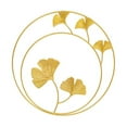 thumbnail image 1 of Adorno colgante moderno de hoja de ginkgo de hierro para decoración de pared, ideal para la estética del hogar. Hoja de Ginkgo B, 1 of 9