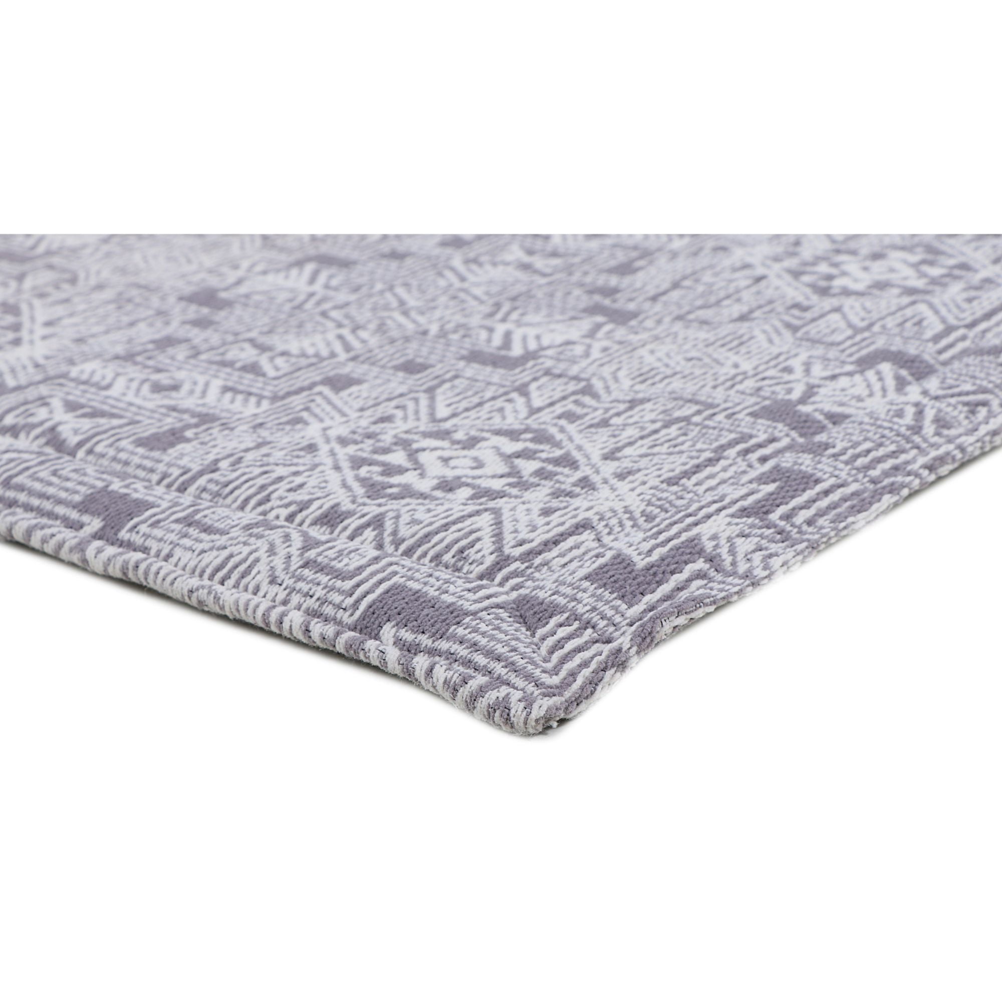Rugsmith Gray Machine Woven Pueblito Anti-Fatigue Kitchen Mat, 20" x 36"