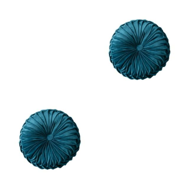 ZheElen Coussin Doux et Confortable pour Diverses Applications Coussin Décoratif Coussin Bleu Mer 35CM 2Set