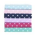 thumbnail image 2 of Home Essence Teen Polka Dot 100% Cotton Sheet Set, Purple, 4 piece, Queen, 2 of 5