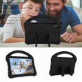 thumbnail image 3 of Dteck Kids Friendly Cover for Samsung Galaxy Tab A 8.4 2020 Case (T307/T307U Model) with Soft HD Screen Protector,Anti-Drop Shock Proof Light Weight Convertible Handle Stand Cover (Black), 3 of 6