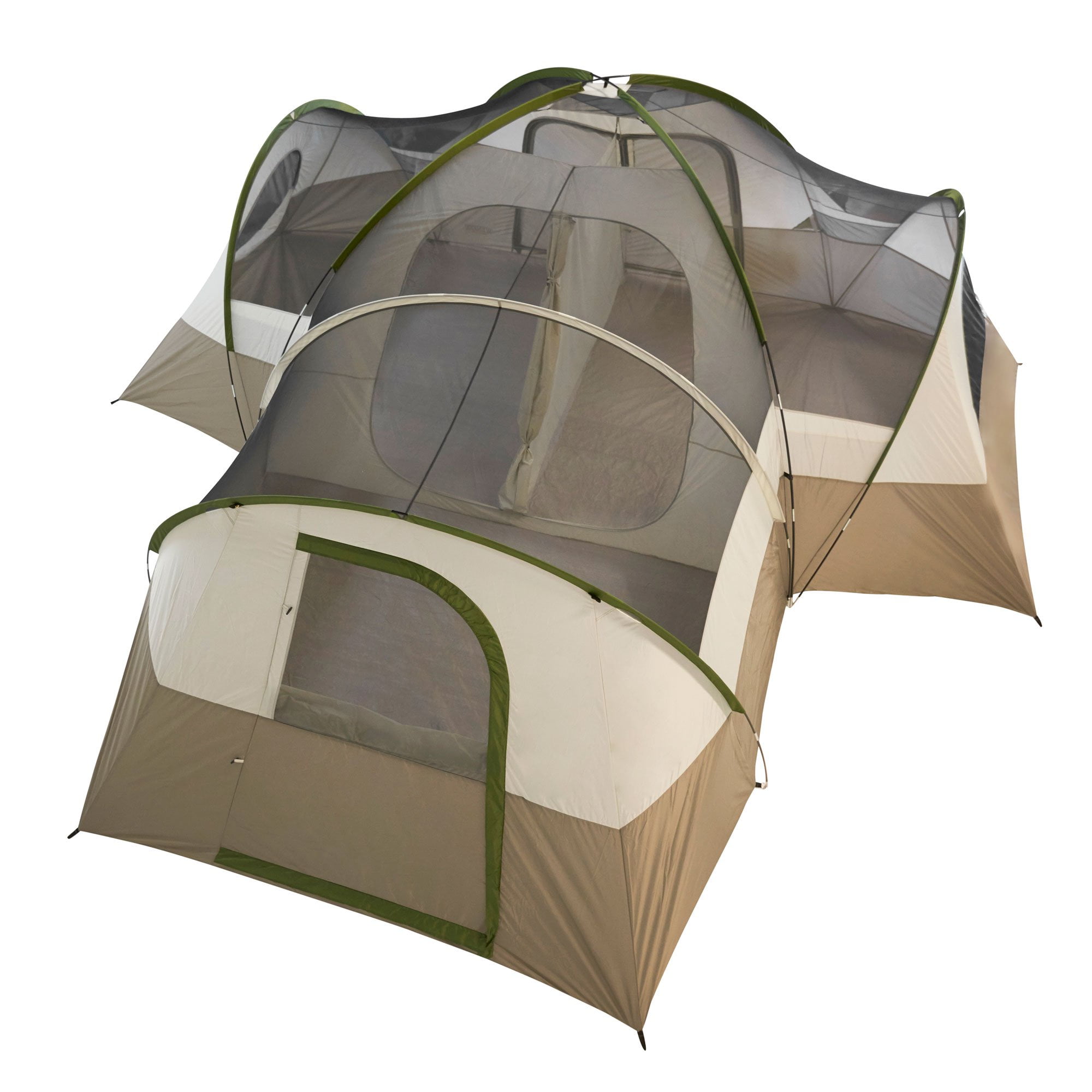 Wenzel Mammoth 16 Person Family 3 Season Outdoor Camping Dome Tent W Divider Walmart Com Walmart Com