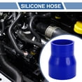 thumbnail image 2 of Unique Bargains 1 Pcs 63-83mm 2.48"-3.27" ID 100mm 3.94" Length 0 Degree Blue Car Silicone Hose Universal, 2 of 7