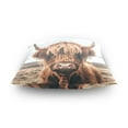 thumbnail image 4 of Ryvnso A Highland Cow Throw Pillow Covers Couch Pillowcases Decor for Bed Sofa 18" x 18", 4 of 7