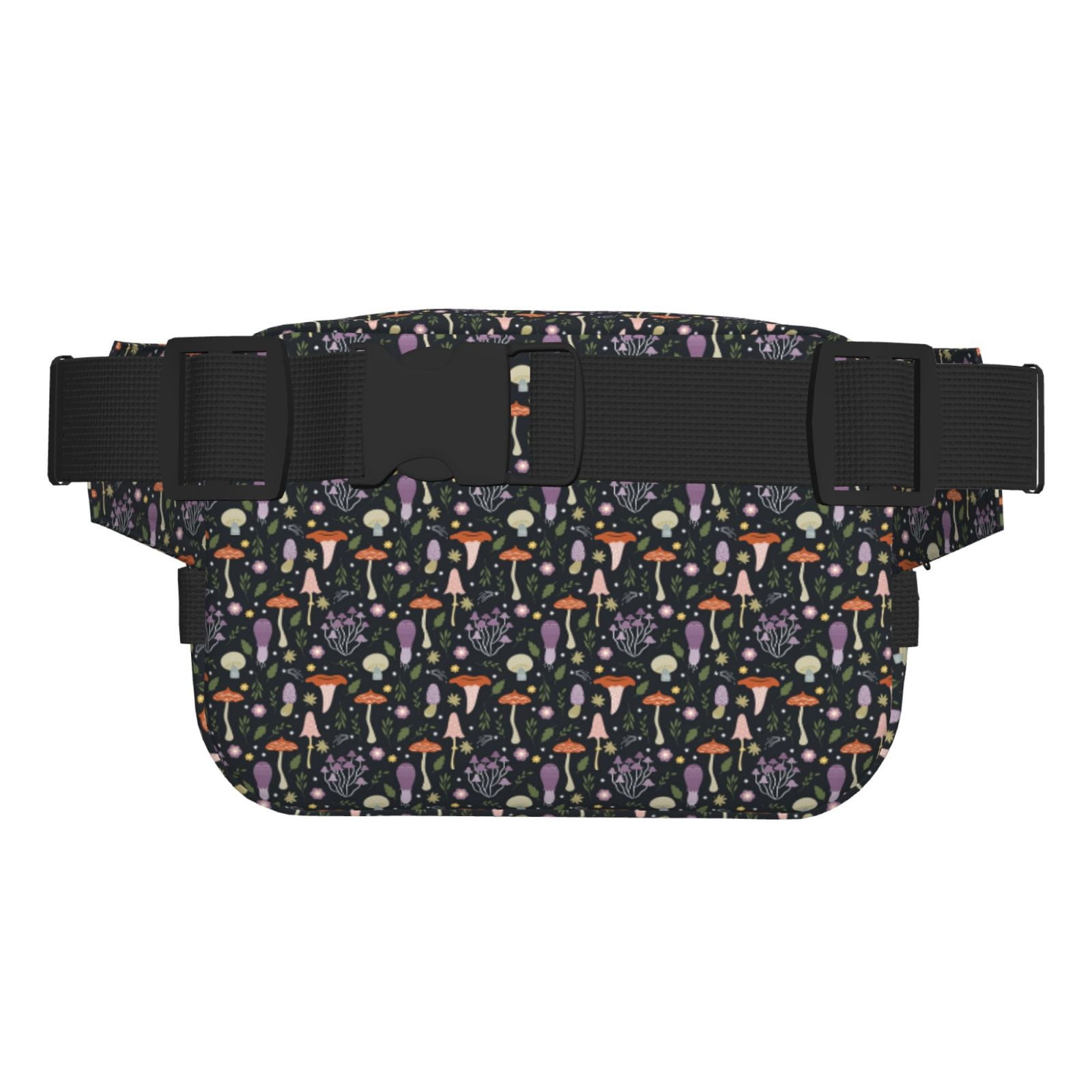 Hirioo Mushroom for Double Layer Waist Bag Adjustable Fanny Pack For Travel Running Hiking