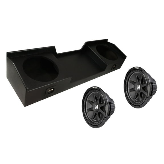 Kicker Chevy Silverado 99-06 43C124 Cab 12" 150W Sub & 2X12GMNEWRL 12" Sub Box