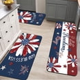 thumbnail image 2 of Washable Foldable Kitchen Mat Set, 3-Piece Flannel Non-Slip Rug for Kitchen Porch Laundry Bedroom Living Room, Soft Home Decor, 2 of 16
