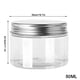 thumbnail image 5 of Wosthever 10 tarros de plástico transparente para alimentos con tapas de aluminio, contenedores apilables de boca ancha, contenedores de Type5 NO5, 5 of 6