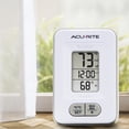 thumbnail image 3 of AcuRite Battery-Powered Indoor/Outdoor Digital Thermometer with Clock, White, 3.5" H x 2.3" W x 1.2" D, 3 of 10