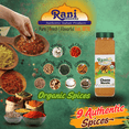 thumbnail image 2 of Rani Organic Chana Masala (Garbanzo Curry 9-Spice Blend) 20oz (1.25lbs) 567g PET Jar ~ All Natural | Vegan | Gluten Friendly | NON-GMO | Indian Origin | USDA Certified Organic, 2 of 8