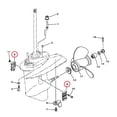thumbnail image 4 of Outboard Water Inlet Cover, Wear Resistance 6L2 45214 00 Left Right  for Outboard 25HP 30HP, 4 of 7