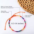 thumbnail image 4 of Pulseras Florideco 24 Piezas Tobilleras Boho Ajustables e Impermeables, 4 of 7