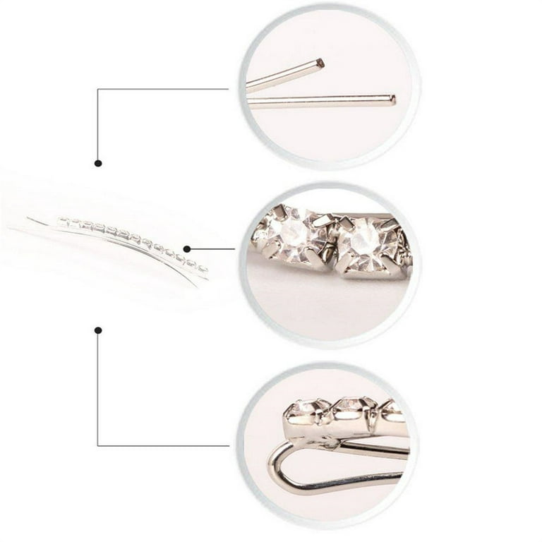 Soochat Rhinestone Pins Diamond Pins Crystal Hair Clips