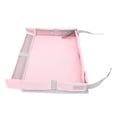 thumbnail image 2 of Funda plegable para bandeja de viaje, organizador multifuncional para bandeja de avión, para niños y adultos, para mesa de tren, para aviones y trenes, color rosa, 2 of 14