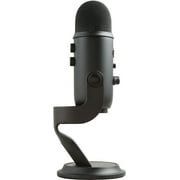 Blue Yeti Blackout USB Gaming Microphone with Blue VO!CE Effects, Multi-Pattern Recording, Plug and Play
