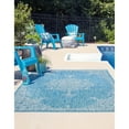 thumbnail image 4 of Outdoor Nirie Collection Area Rug Light Aqua - 4'x6', 4 of 5