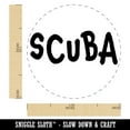 thumbnail image 2 of Scuba Diving Diver Fun Text Self-Inking Rubber Stamp Ink Stamper - Pink Ink - Medium 1 Inch, 2 of 7