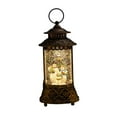 thumbnail image 1 of yuksok Christmas Musical Snow Globe Lantern Christma Decoration Table Centerpiece Light Snowman, 1 of 9