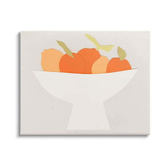 Stupell Industries Contemporary Orange Citrus Fruits Graphic Art Gallery Wrapped Canvas Print Wall Art, Design by Natalie Sizemore