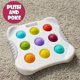thumbnail image 3 of Simple Bubble Fidget Toys Baby Braille Touch Montessori Juguete educativo para regalo para 1 2 3 años Niños Niñas Desarrollo temprano Autismo Alivio del estrés TUNC Sencillez, 3 of 5