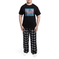 thumbnail image 5 of CafePress - Abstract Paint Splatter Transgender Pride Flag Pajamas - Men's Dark Loose Fit Cotton Pajama Set, 5 of 7