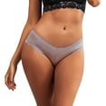thumbnail image 4 of Women's Lace Underwear Cheeky Panty Breathable Bikini Panties, 4 Packs, 4 of 7
